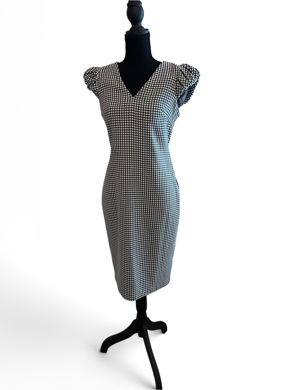 Classic Black and White Calvin Klein Dress